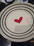 Heartful Home And Black Polk Dot Serving Bowl. Fixed Price $59.98.