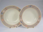 Mikasa Intaglio Meadow Sun Pattern Pasta Salad Soup Bowls 9-1/4" Japan E26. Fixed Price $28.95.