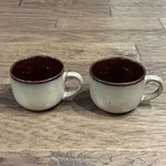 Set Of 2 Sango Nova Brown Grand Mugs Xl Soup Chili Bowls Cups 4933 Free Shipping. Fixed Price $29.99.