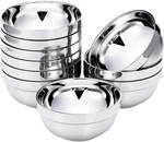 10 Pack 21 Oz Stainless Steel Bowls Double Walled Insulated Soup. Fixed Price $60.00.