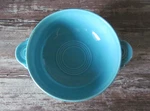 5" Turquoise Cream Soup Bowl Handles PRE-1973 Homer Laughlin Fiestaware. Fixed Price $59.49.