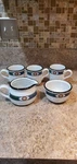 Piece Noritake Kachina 8458 Stoneware Mugs, Gravy Boat, Bowl. Fixed Price $40.00.