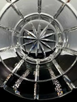 Godinger Ceska 8 1/2" Infinity Crystal Bowl. Fixed Price $55.00.
