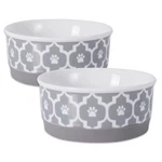 Dii Bone Dry Gray Ceramic Non Skid Pet Bowls Set Of 2 For Dogs And Cats. Fixed Price $28.19.