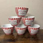 Red & White Stripe Carnival Candy Cups Anthropologie X Robert Gordon Australia. Fixed Price $25.00.