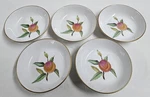 Minty Royal Worcester Evesham Gold Fruit 5/8" Dessert Set Peach. Fixed Price $99.99.
