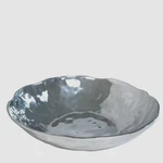 Beatriz Ball Silver Soho Large Organic Round Metalware Aluminum Bowl. Fixed Price $54.23.