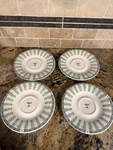 Set Naturewood Coffee Saucers 6 3/4" Pfaltzgraff Stoneware. Fixed Price $18.00.