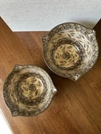 Temptations Set Of 2 Nesting Spout Mixing Bowls, Old World, Brown. Fixed Price $14.99.