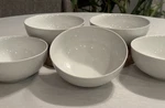 Ralph Lauren Club Porcelain Soup Cereal Bowls 6 3/8" Set Of 5. Fixed Price $140.00.