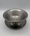 Vintage Vollrath 6204 Stainless Steel Bowl W/ Attached Saucer Usa. Fixed Price $11.99.