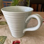 Portmeirion Sophie Conran Celadon Light Aqua Mug 4.25". Fixed Price $11.00.