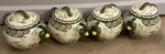 Temp-tations By Tara Old World Chicken/hen 16 Ounce 4 Soup Bowls W/lids-read. Fixed Price $20.26.