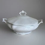 Hutschenreuther Baronesse White Soup Tureen /vegetable Serving Dish Vintage Mint. Fixed Price $149.99.
