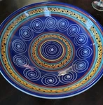 Italian Swirl By Pier Large Salad, Pasta Serving Bowl 12" Italy. Fixed Price $26.90.