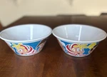 Pair Of Vintage Kelloggs Cereal Bowl Rice Krispies Snap Crackle Pop!. Fixed Price $14.95.