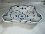 Royal Copenhagen Fluted 'half Lace' 8.5" Square Bowl #708 1ST Qlty-multiple. Fixed Price $150.00.