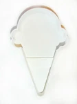 Ice Cream Scoop Waffle Cone Outline Birthday Party Cookie Cutter Usa PR922. Fixed Price $6.99.