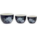 Boston International Ceramic Nesting Prep Serving Set, 3 Sizes, Dark. Fixed Price $40.93.