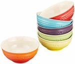 Creuset Mini Bowl Heat-resistant Ceramic 6 Pieces Rainbow Collection W/track. Fixed Price $128.92.
