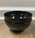 "black Onyx" Le Creuset Of Vancouver 4.75" Snack Bowls Nwt *2ND Choice*. Fixed Price $60.99.
