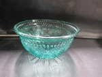 The Pioneer Woman Adeline Teal Embossed Glass 5" Dessert Bowl Turquoise. Mint!. Fixed Price $14.99.