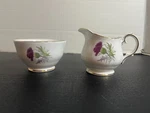 Pretty Vintage Duchess "highland Beauty" Bone China Sugar Bowl Creamer Set. Fixed Price $16.95.