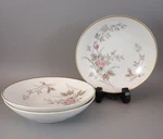 Noritake Luise Sauce Fruit Dessert Bowls (3) Pink Roses Flower 1/2" Dia 5763. Fixed Price $15.99.