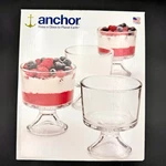 Anchor Hocking 10OZ Mini Trifle Dessert Sherbet Footed Bowl SET/6 Usa 2009. Fixed Price $25.00.