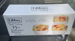 Libbey Just Tasting 13 Pc Set Of 12 Ceramic Round Bowls + Recipe Card Pristine. Fixed Price $15.00.