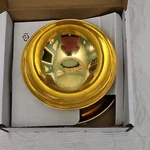 Ikea Stockholm 2025 Gold Metal Glossy Round Bowl & Plate Two-piece Set. Fixed Price $23.00.