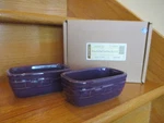 Longaberger Eggplant Dash Bowl Set 2 Handy Prep Nib Pottery *shipping Included!*. Fixed Price $29.00.