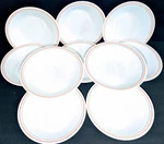 Vintage Corelle Peach Floral 7 1/4 Soup Cereal Bowls Set Of 10. Fixed Price $29.99.