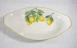 Effetti Home Oval Serving Bowl Lemons "lemoni" 12X7" Hand Made Italy. Fixed Price $13.59.