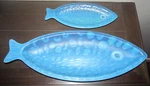 Opalhouse Bamboo Melamine Blue Fish Platter Serving Dish Tray Bpa Free. Fixed Price $17.00.