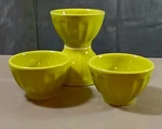 Anthropologie Mini Matte Latte Bowls Earthenware 3.5 Oz. Set Of 4 Chartreuse. Fixed Price $21.75.