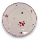 Richard Ginori 1735 L36 Scalloped Charger Chop Plate 12 1/4" Piunk Floral Italy. Fixed Price $55.00.