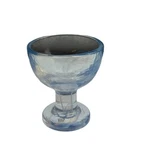 Kosta Boda (sweden) Ulrica Hydman-vallien "mine" Ice Cream Coupe White Swirl. Fixed Price $28.65.