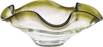 Lenox Organics Collection Green Hue Low Wave Bowl 11" Non-lead Crystal. Fixed Price $44.99.