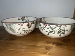 Better Homes & Gardens Heritage Winter Forest Large Serving Bowl 12 Lot Of. Fixed Price $75.00.