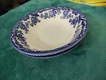 Set Of 2 Spode Delamere Blue Coupe Cereal Bowls - Made England Discontinued. Fixed Price $70.00.