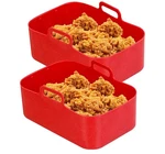 Smart Fryer Set 2 Pcs Basket Color Red. Fixed Price $10.99.