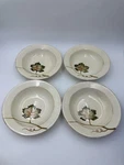 Tabletops Lifestyles Villa Grande Pasta Bowls Set Of 4 Grapevine Stoneware Beige. Fixed Price $46.99.