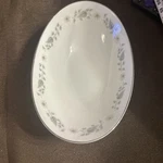 Vintage Noritake "wellesley" 6214 Fine China - 10" Oval Vegetable Bowl Deep Euc. Fixed Price $10.00.