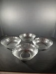 Arcoroc Swirl Frosted Cereal Salad Berry Bowl Set Of 4 Clear Glass 6.5IN. Fixed Price $12.00.
