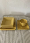 Elite Global Solutions Melamine Bowls & Plates Yellow, Olive Oil. Fixed Price $85.00.
