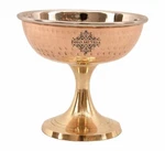 2 X Steel Copper Ice Cream Bowl With Brass Stand 140 Ml - Restaurant Tableware. Fixed Price $102.40.