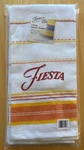 SET/2 Logo Kitchen Towels Fiestaware Hand Dish White Scarlet Tangerine. Fixed Price $24.95.