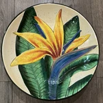 Island Plantations Bird Of Paradise 12 Oval Serving Bowl Tropical Hand Painted. Fixed Price $29.95.