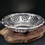 Tramontina Stainless Steel Pierced Serving Bowl 10" Fruit Bread Basket. Fixed Price $16.09.